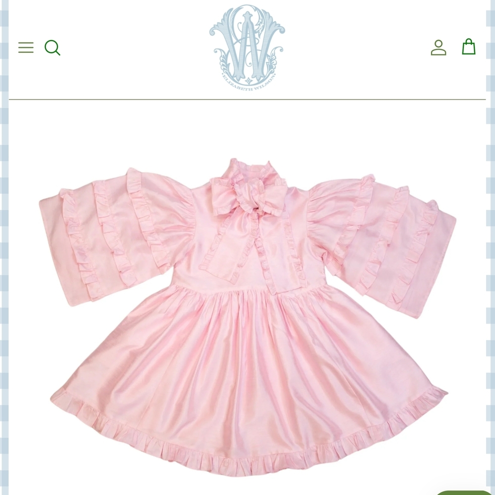 Pink Ruffled Mini Dress - Picture 2 of 3